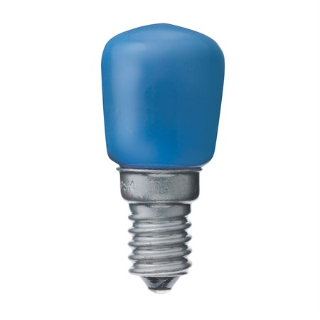 Päronlampa blå E14 15W