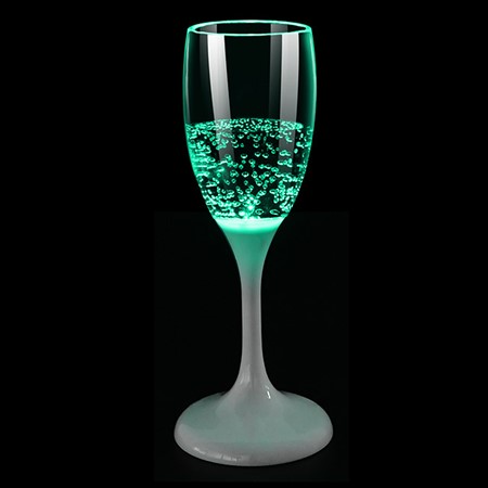 Champagneglas Led Grön
