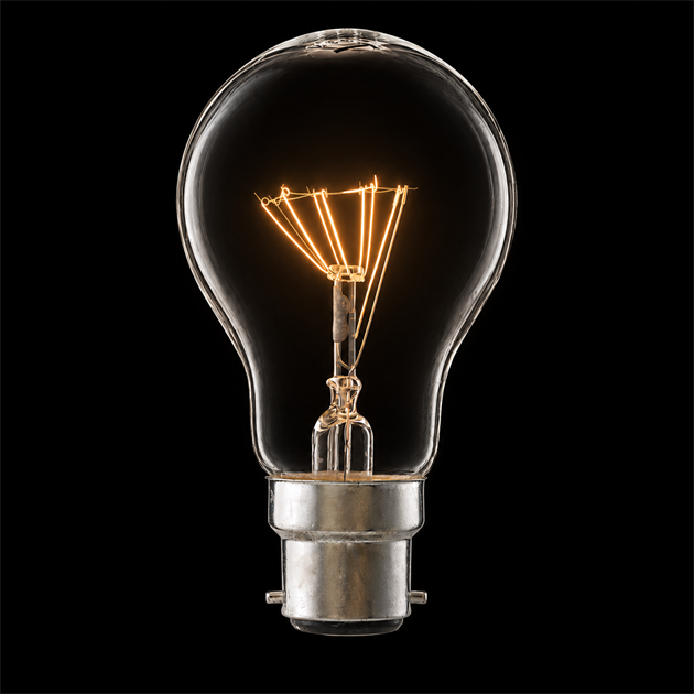 Normal klar B22 40W