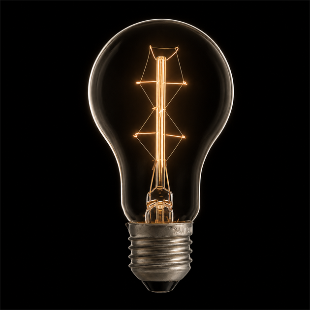 Lyktlampa normal E27 55W