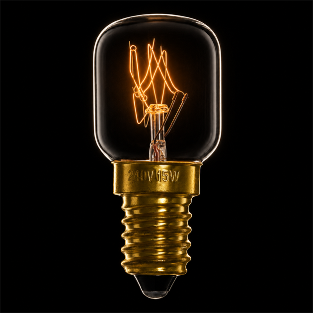 Päronlampa klar E14 25W