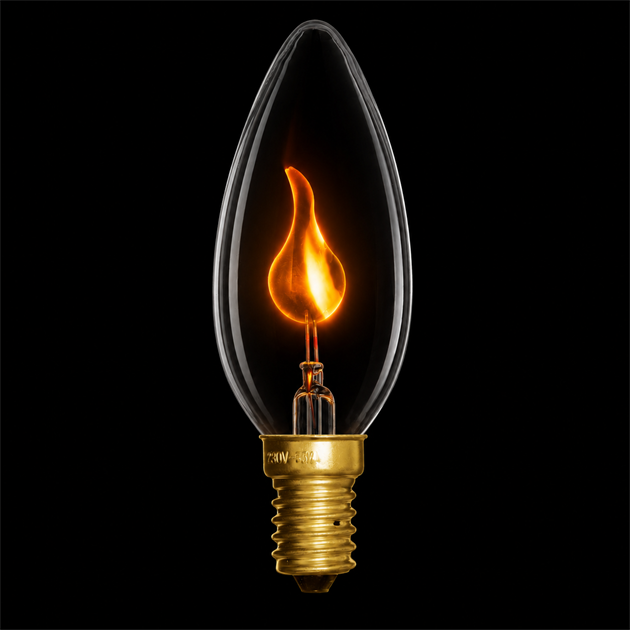 Flicker flame E14 3W