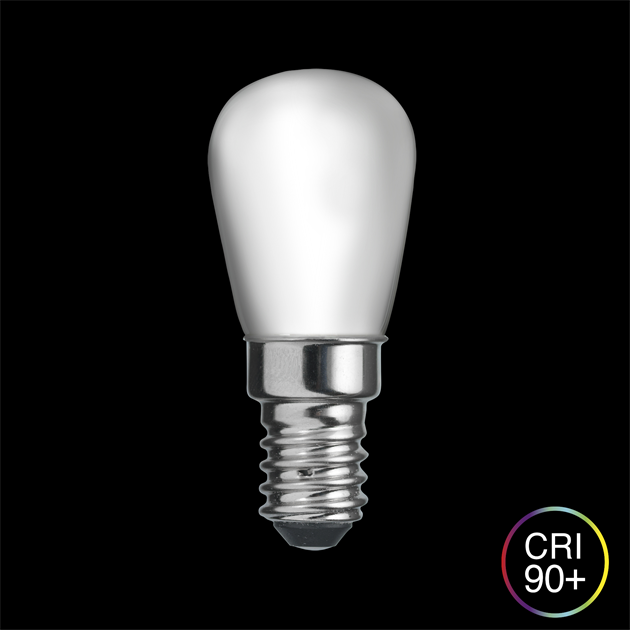 Päron LED matt E14 3,3W 2500K dimbar