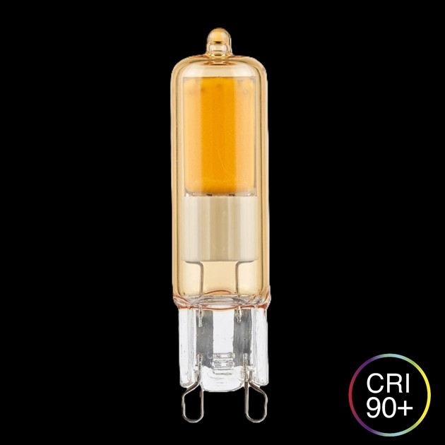 LED G9 gold 4W 2500K dimbar