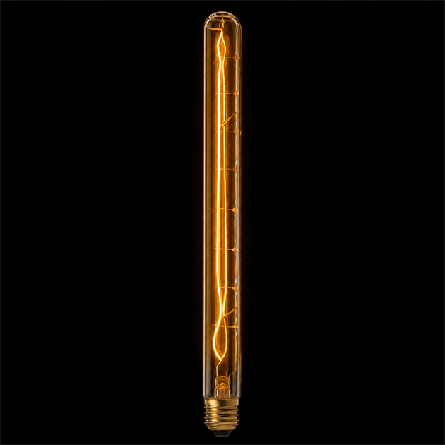 LINE rörlampa klar 300mm E27 40W