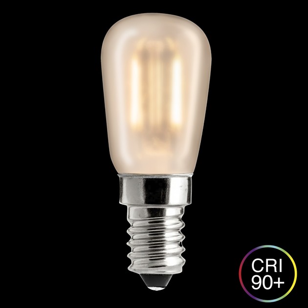 WARM GLOW päron matt E14 3W 2100K dimbar