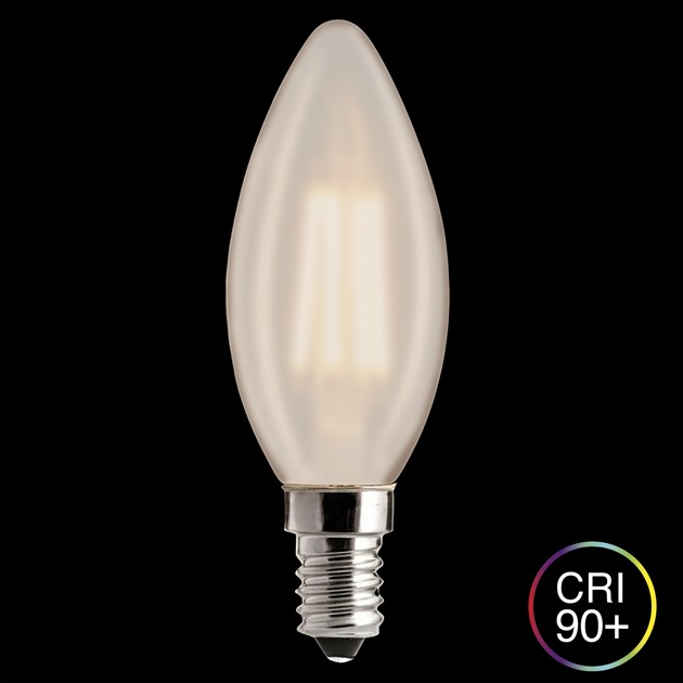 WARM GLOW kronljus matt E14 4W 2100K dimbar