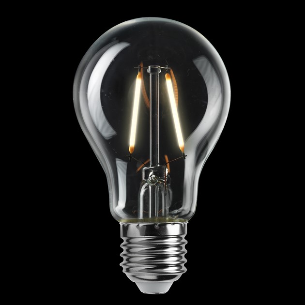 CLASSIC normal klar E27 2W 2700K