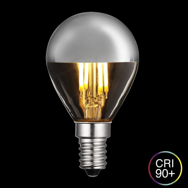 UNI-LEDISON klot toppförspeglad E14 2,5W 2700K dimbar