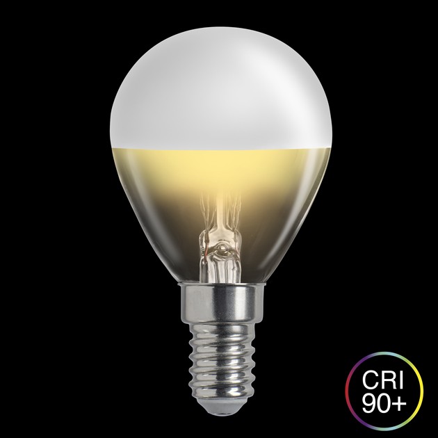 HIDDEN LIGHT toppförspeglad klot vit E14 4W 2700K dimbar