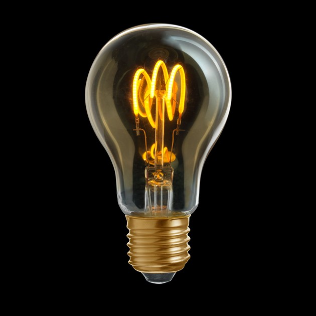 UNI-FLEX normal gold E27 3W 2000K dimbar