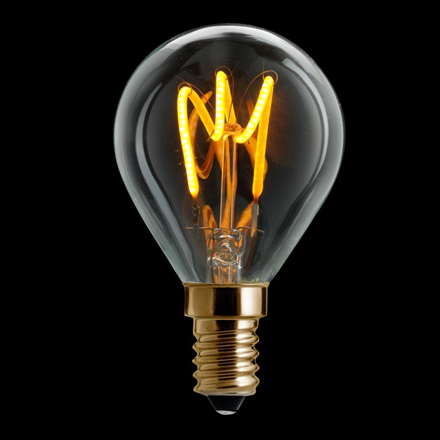 UNI-FLEX klot klar E14 3W 2200K dimbar