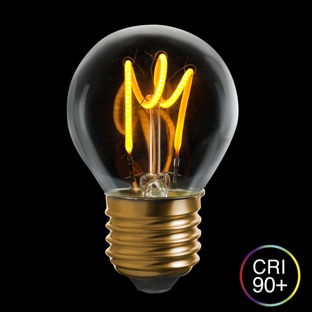 UNI-FLEX klot klar E27 3W 2200K dimbar