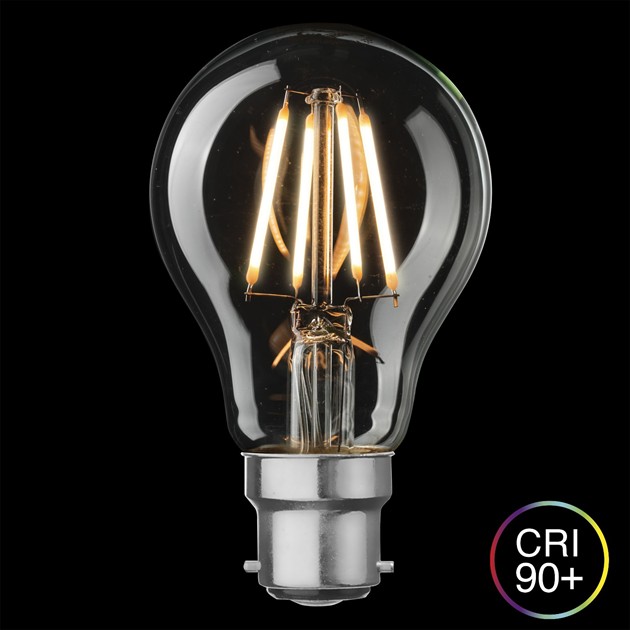 Normal klar B22 1W 2200K dimbar