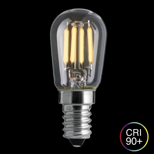 Päron klar E14 3W 2200-2700K dim to warm