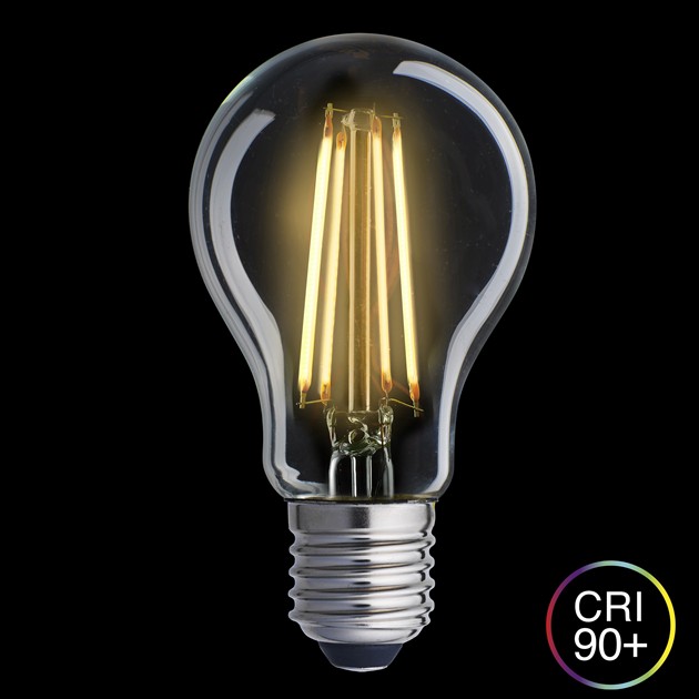 Normal klar E27 5W 2200-2700K dim to warm