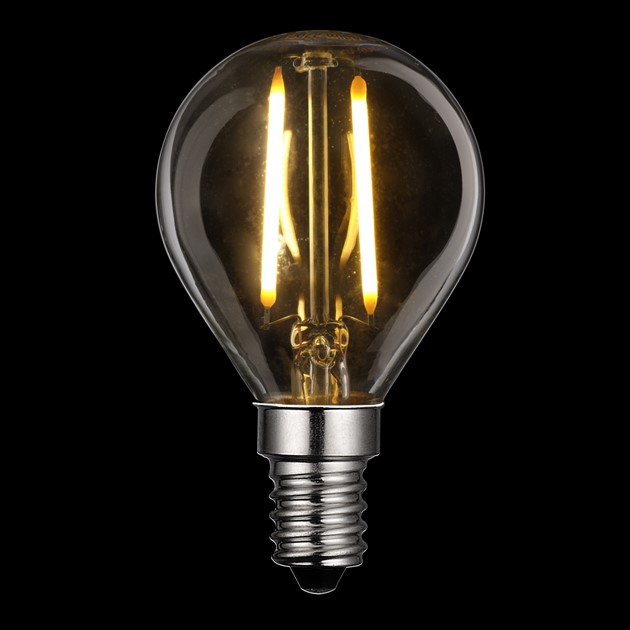 UNI-LEDISON klot klar E14 1W 2200K