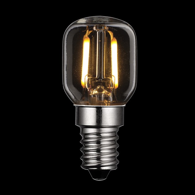 Päron klar E14 1,2W 2200K dimbar