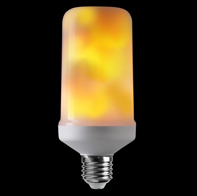 Flame light E27 5W 1500K