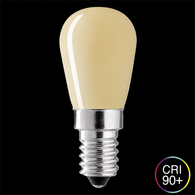 SOFT COLOR cream beige päron E14 3W 1800K dimbar