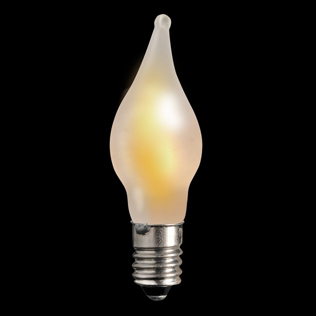 LED topplampa flame light matt E10 10-55V 0,15W 3-pack