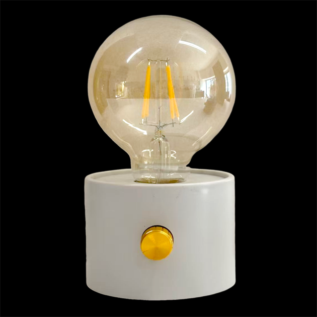 NO CABLE BATTERY white bordslampa LED