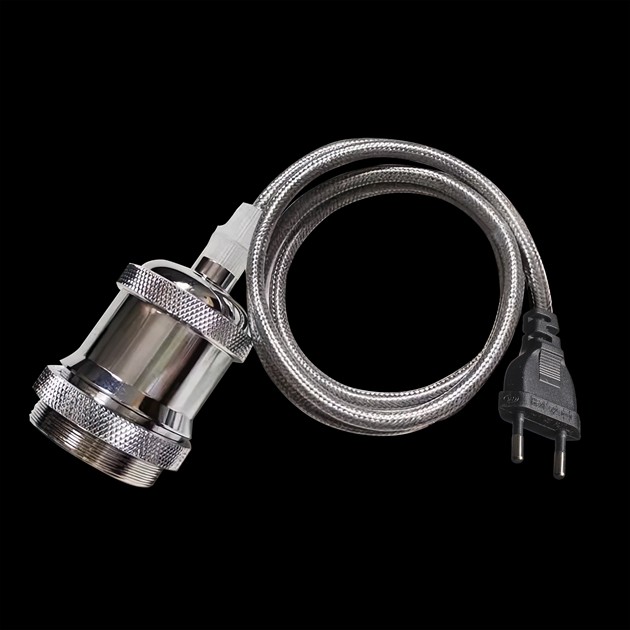 Upphäng silver 3,5 m textilkabel