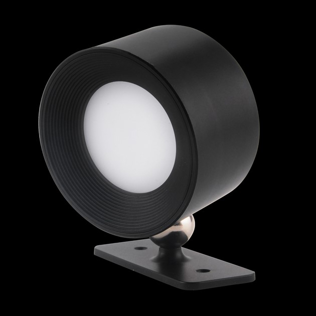 NO CABLE black vägglampa uppladdningsbar LED