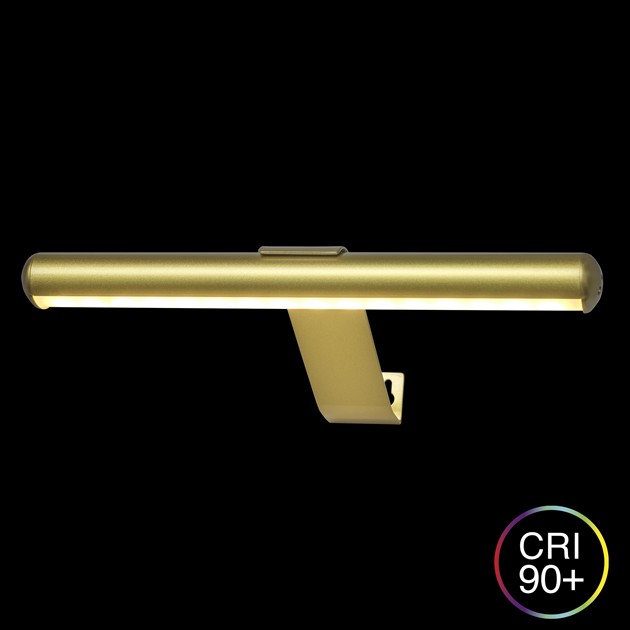 Tavelbelysning antik mässing uppladdningsbar LED