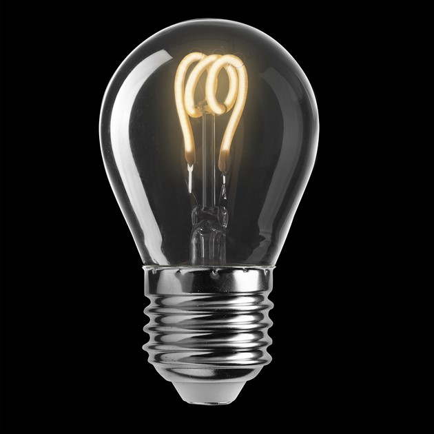 NERO klot E27 2W 2200K 3-steg dimbar minne