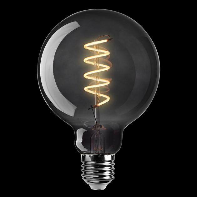 NERO glob 100mm E27 2,5W 2200K 3-steg dimbar minne