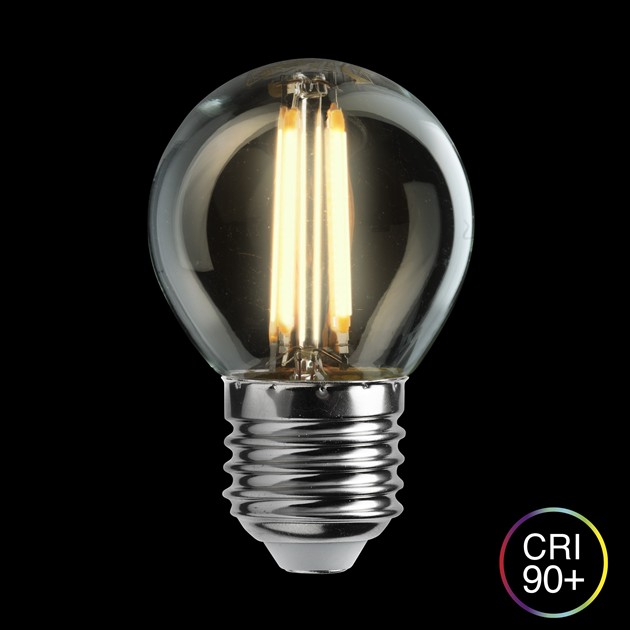 Klot klar E27 4,5W 2700K 3-steg dimbar minne