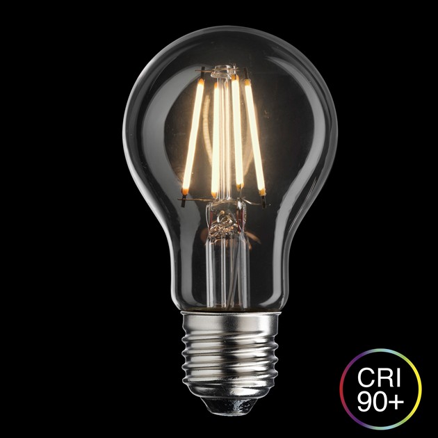 Normal klar E27 7W 2700K 3-steg dimbar minne