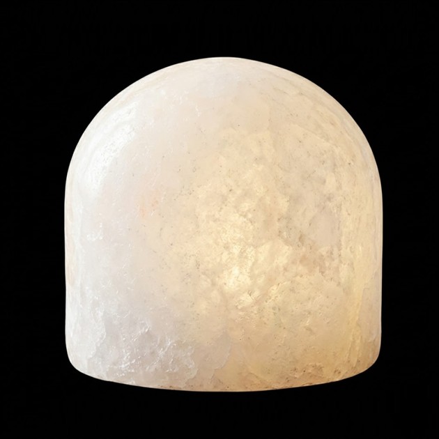 MARBLE L soft white matt äkta marmor bordsljus