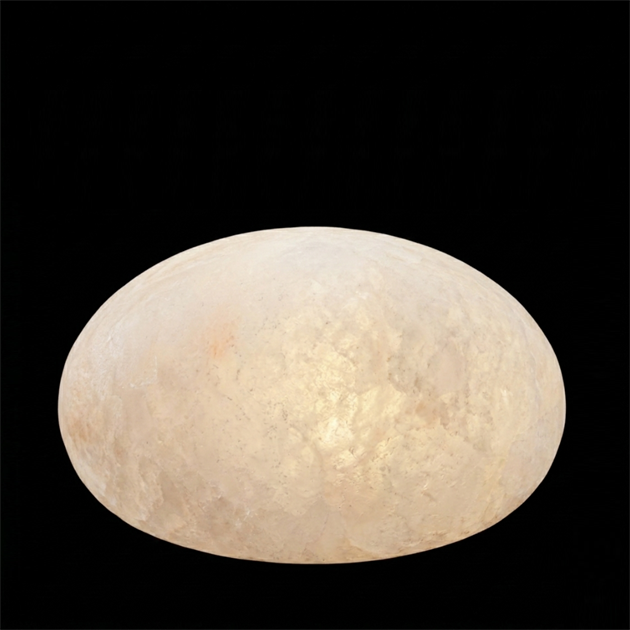 MARBLE S soft white matt äkta marmor bordsljus